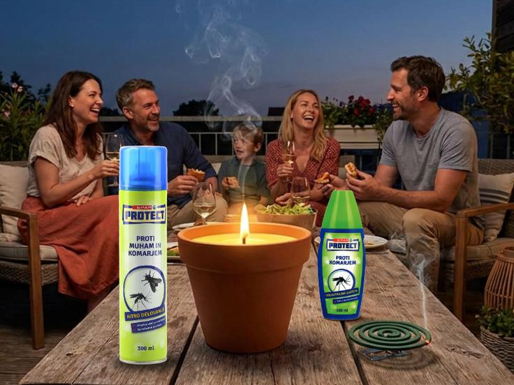 Na prostem je zaščita bistvena – še posebej v večernih urah. | Foto: Spar Slovenija d.o.o.