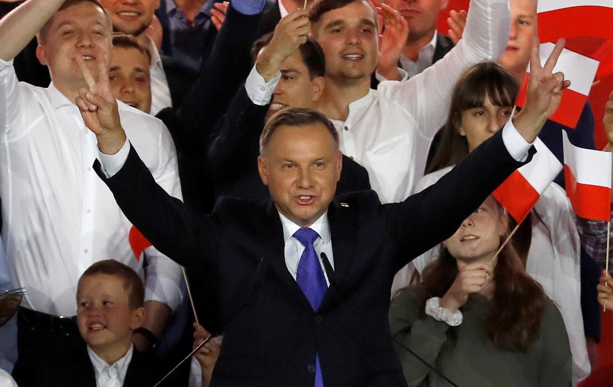 Andrzej Duda | Na nedeljskih predsedniških volitvah na Poljskem je zmagal dozdajšnji poljski predsednik Andrzej Duda. | Foto Reuters