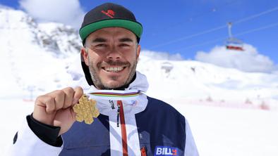 Simon Billy do zlate kolajne na SP v hitrostnem smučanju