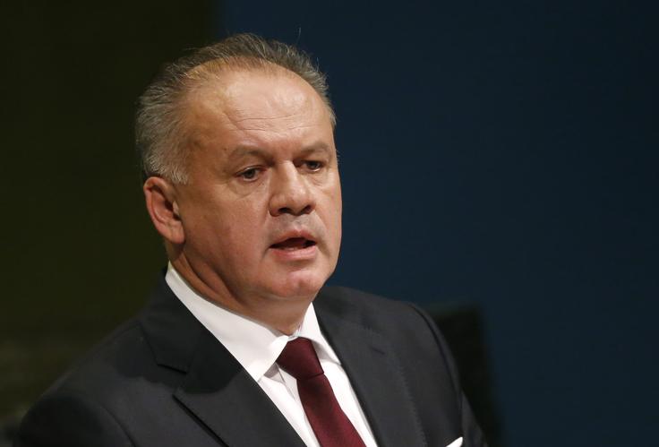 Slovaški predsednik Andrej Kiska po umoru novinarja pozval k spremembam v vladi ali predčasnim volitvam. | Foto: Reuters