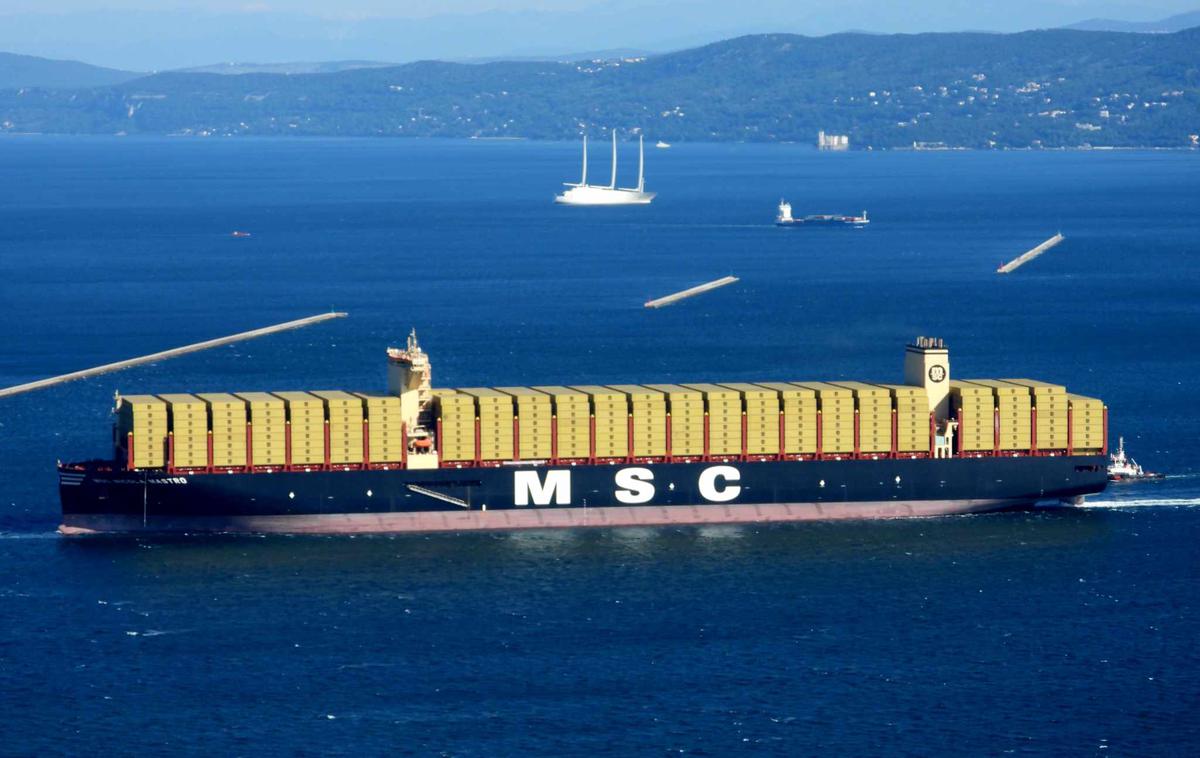 MSC Nicola Mastro tovorna ladja Trst | Foto Kristijan Bračun