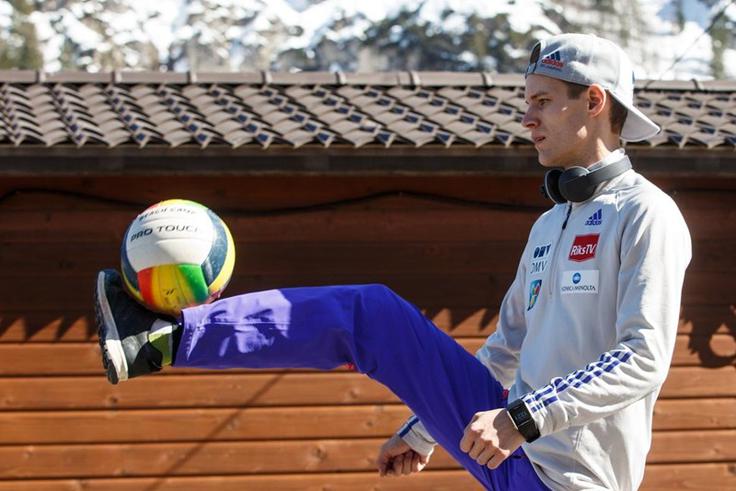 Kenneth Gangnes Norvežani v Planici | Foto: Vid Ponikvar