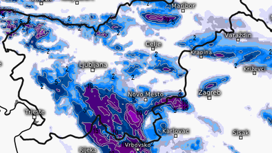 Je panika zaradi nekaj centimetrov snega res upravičena? #foto