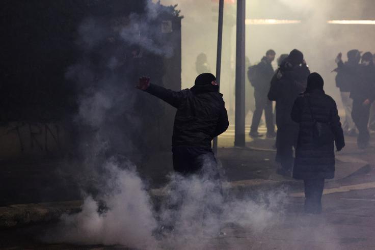 MIlan, protest, olimpijske igre | Foto: Reuters