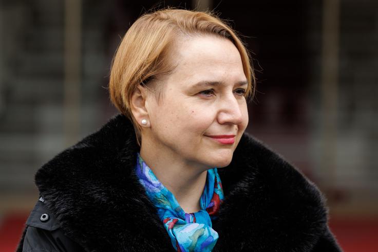 Predsednica SLS Tina Bregant, ki tako kot Anže Logar ni bila izvoljena v državni zbor, naj bi računala na ministrsko mesto. | Foto: STA