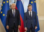 Predaja poslov Robert Golob Janez Janša.