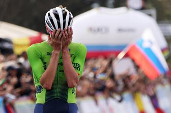 Še ena nora predstava novega starega svetovnega prvaka Tadeja Pogačarja!