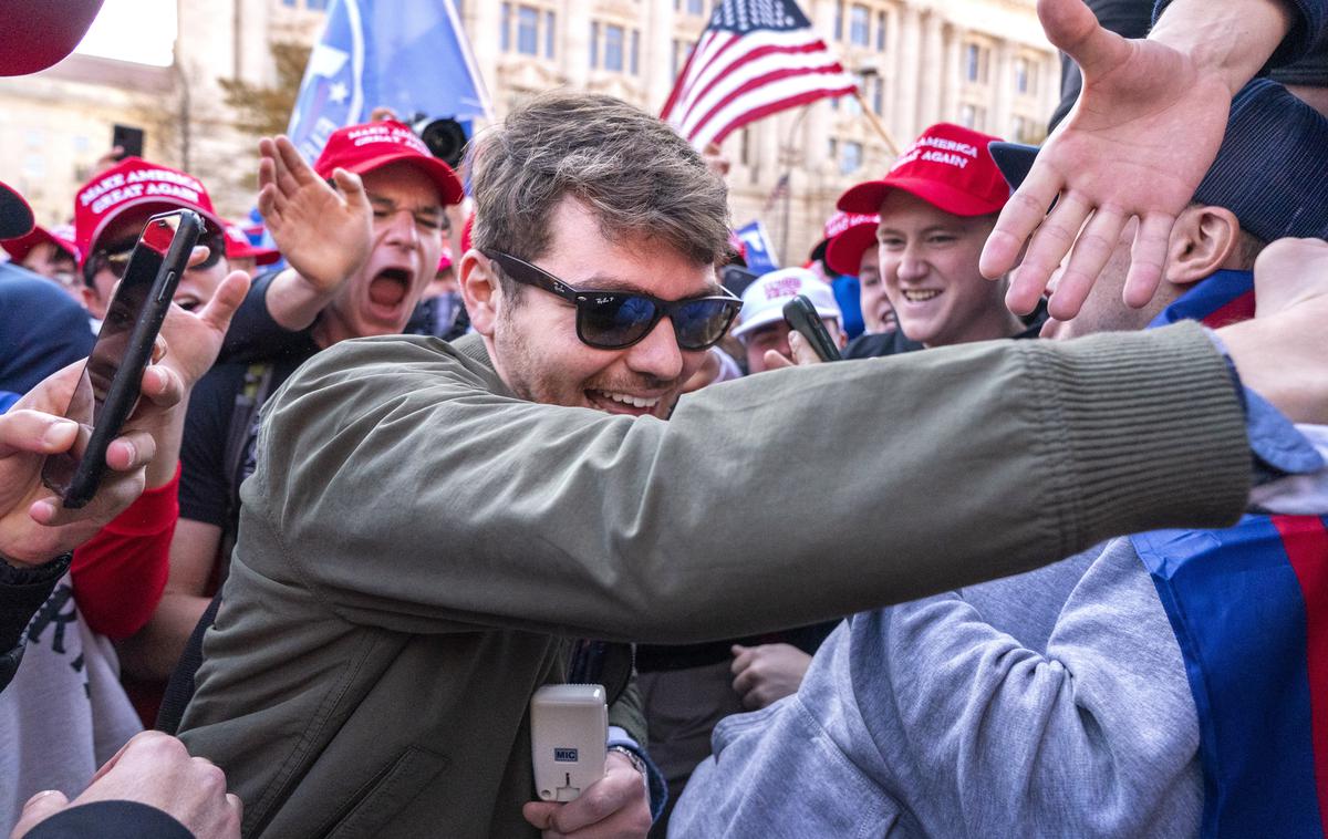 Nick Fuentes | Nicholas Joseph Fuentes ali krajše Nick Fuentes je 27-letni radikalno desni politični aktivist, ki s svojimi grojperji postaja vse bolj vpliven v republikanskem taboru. | Foto Guliverimage