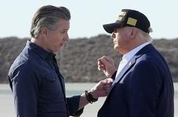 Newsom eksplodiral po Trumpovem napadu: Brezumni idiot