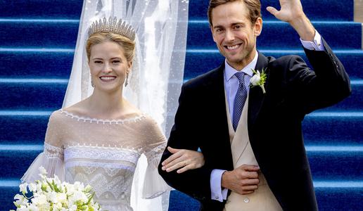Razkošna poroka lihtenštajnske princese z venezuelskim bankirjem
