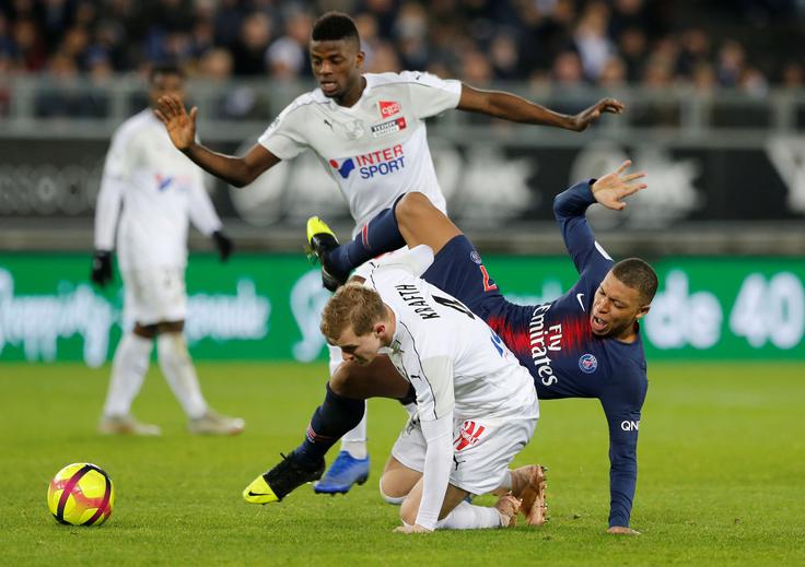 Amiens, ki je bil ustanovljen daljnega leta 1901, je v prvi francoski ligi prvič zaigral v sezoni 2017/18. | Foto: Reuters