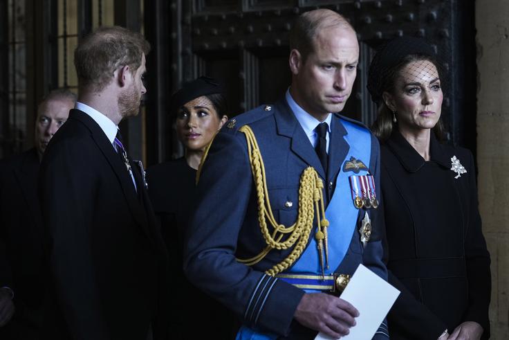 William, Kate, Harry in Meghan | Foto: Guliverimage/AP