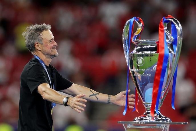 finale lige prvakov PSG Luis Enrique | Luis Enrique je takole kar planil proti tako želenemu pokalu. | Foto Reuters