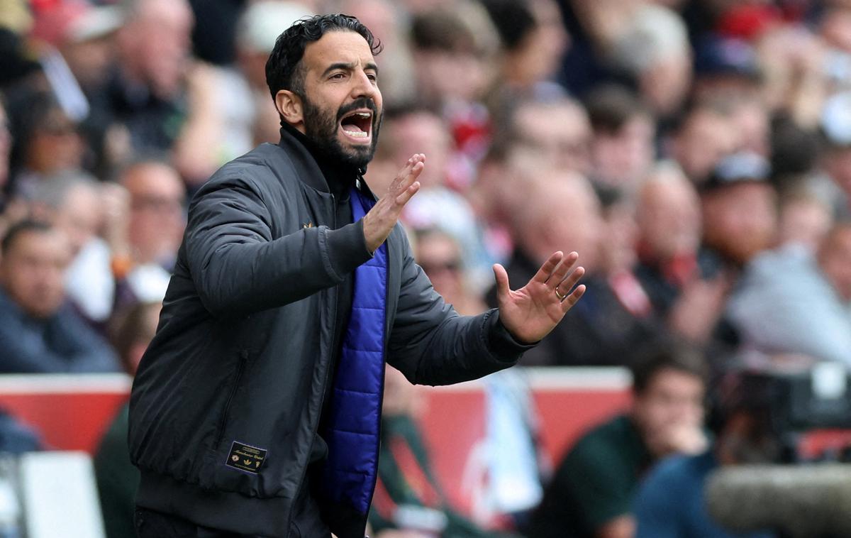 Ruben Amorim Manchester United | Ruben Amorim je dobil zaupnico prvega moža kluba. Jim Ratcliffe mu bo dal kar tri leta. | Foto Reuters