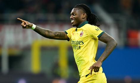 Leao z dvema goloma Milan popeljal na vrh