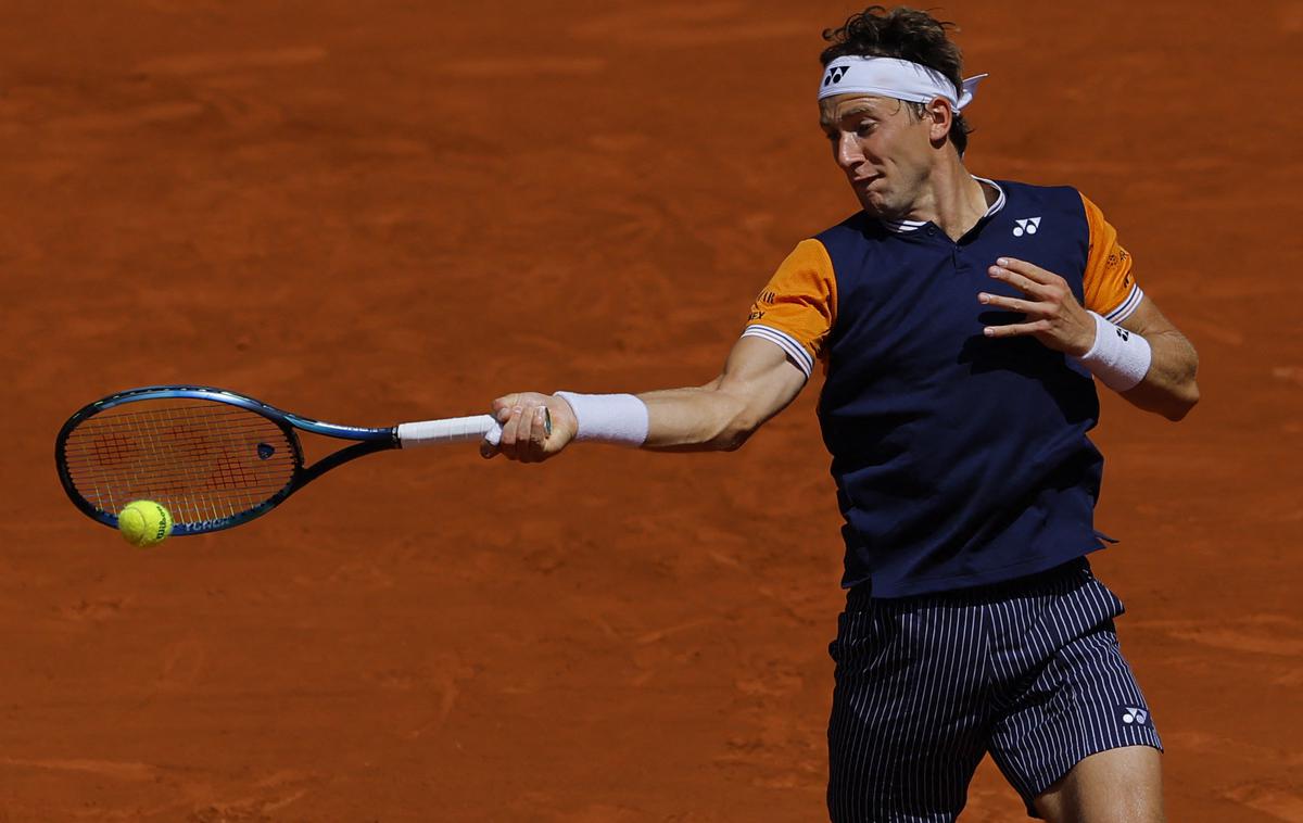 Roland Garros Casper Ruud | Casper Ruud je dobil prvi sobotni dvoboj na igriščih Rolanda Garrosa. | Foto Reuters