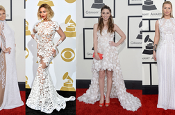 Paris Hilton in Beyoncé: zapeljivki v prosojni belini (foto)