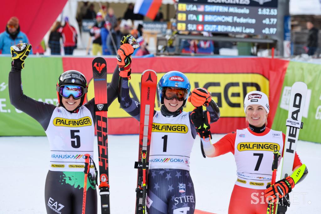 Mikaela Shiffrin 2/12 Zlata lisica 2023