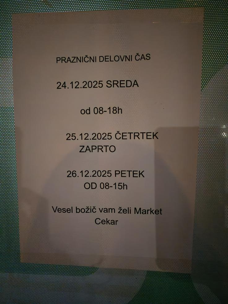 Market Cekar | Foto: Siol.net