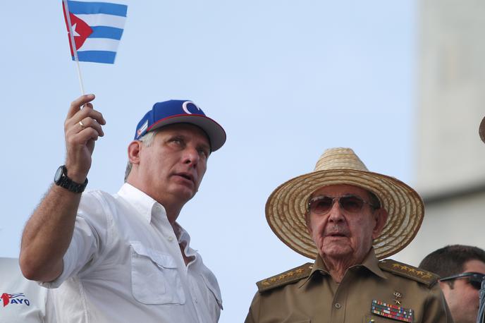 Diaz Canel | Miguel Diaz-Canel (levo) bo Raula Castra (desno) zamenjal na položaju najvplivnejšega Kubanca. | Foto Reuters
