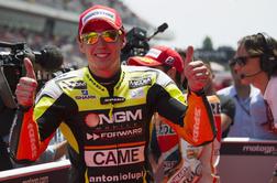 Senzacija v dežju: Aleixu Espargaroju najboljši štartni položaj v MotoGP