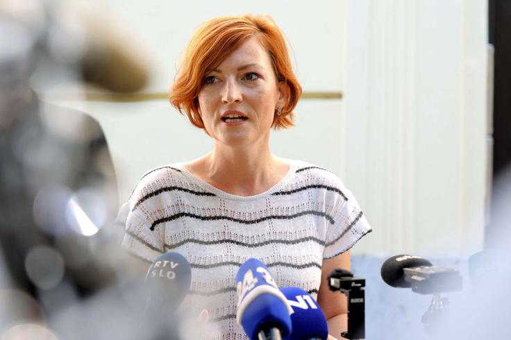 Predlog novega zakona o medijih je pripravila medresorska skupina pod vodstvom ministrstva za kulturo, ki ga vodi Asta Vrečko. | Foto: Matic Prevc/STA