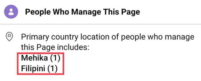 Lokacije oseb, ki upravljajo enega podobnih profilov na Facebooku. Zelo pogosto niso v Evropi. | Foto: Matic Tomšič / Posnetek zaslona