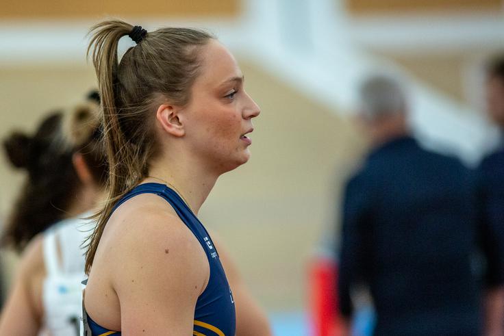 Zala Istenič se je razveselila norme za svetovno prvenstvo. | Foto: Peter Kastelic/AZS