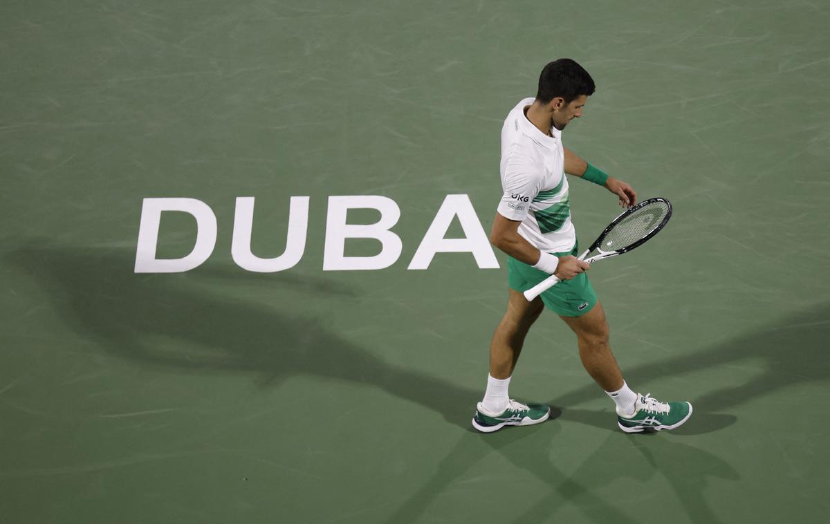 Novak Đoković | Novak Đoković se je poslovil od turnirja v Dubaju. | Foto Guliverimage