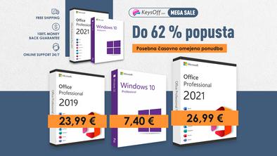 Originalni Office 2021 Pro samo 13 evrov