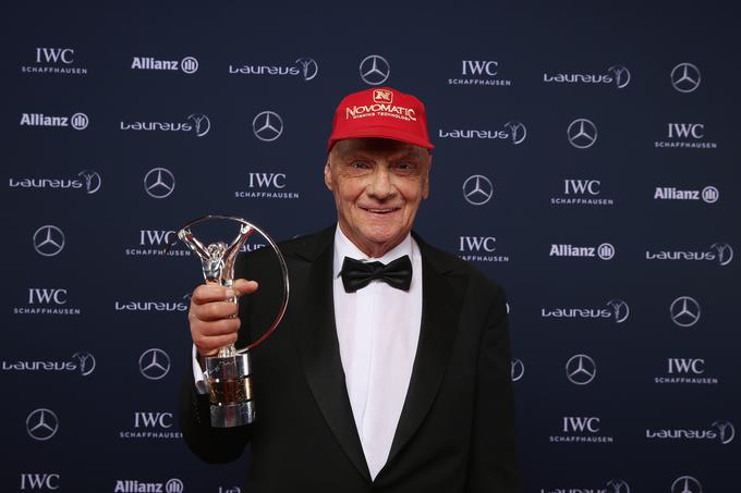 Niki Lauda je prejel kipec za življenjsko delo. | Foto: 