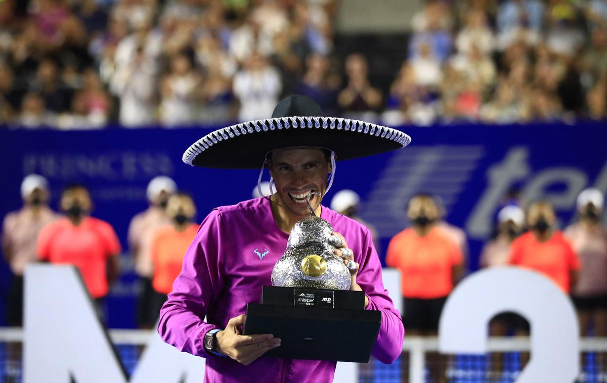 Rafael Nadal | Za 35-letnika je to 91. turnirska zmaga v karieri. | Foto Reuters
