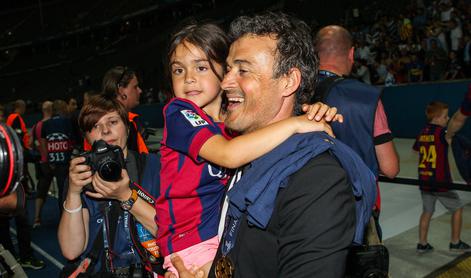 Srce parajoči prizori po finalu: Luis Enrique se je poklonil pokojni hčerki