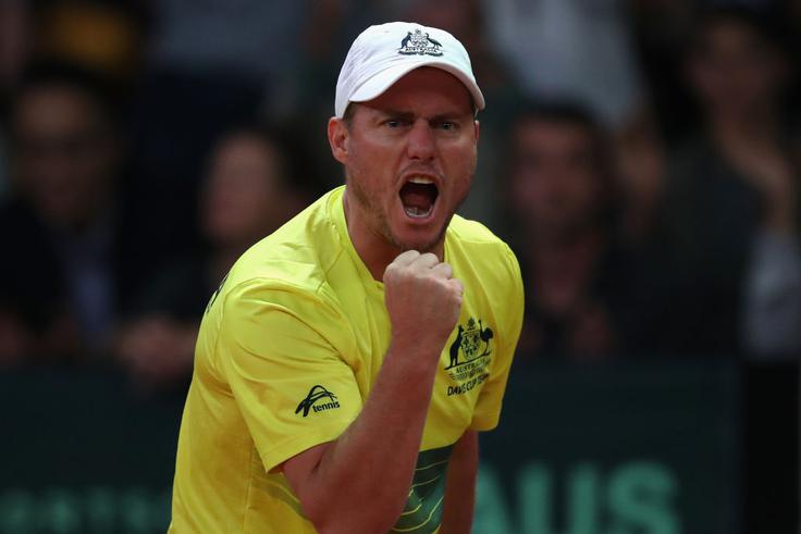 Kapetan Avstralije Lleyton Hewitt je bil še posebej oster. | Foto: Guliverimage/Getty Images