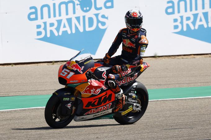 Pedro Acosta je zmagovalec dirke v moto2. | Foto: Reuters