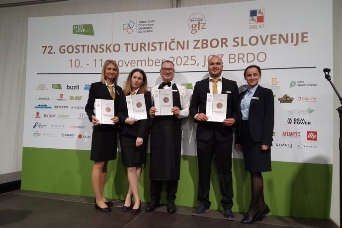 LifeClass Portorož z novimi priznanji na 72. Gostinsko-turističnem zboru Slovenije