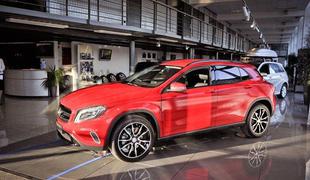 Mercedes-Benz GLA predpremierno na ogled slovenskim kupcem