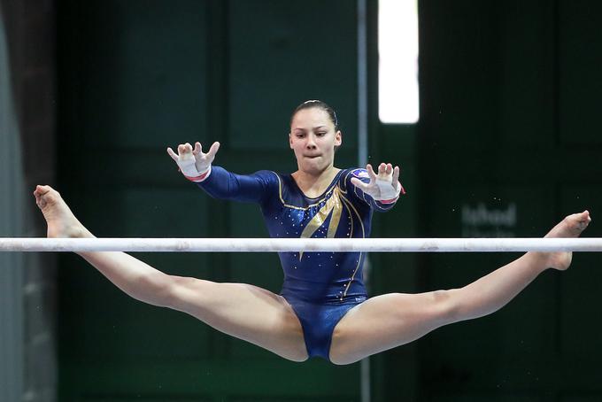 Lucija Hribar mora zaradi poškodovane rame za nekaj časa pozabiti na trening. | Foto: Matic Klanšek Velej/Sportida