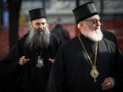 Patriarhu Srbske pravoslavne cerkve v Sloveniji Periću pogojna zaporna kazen