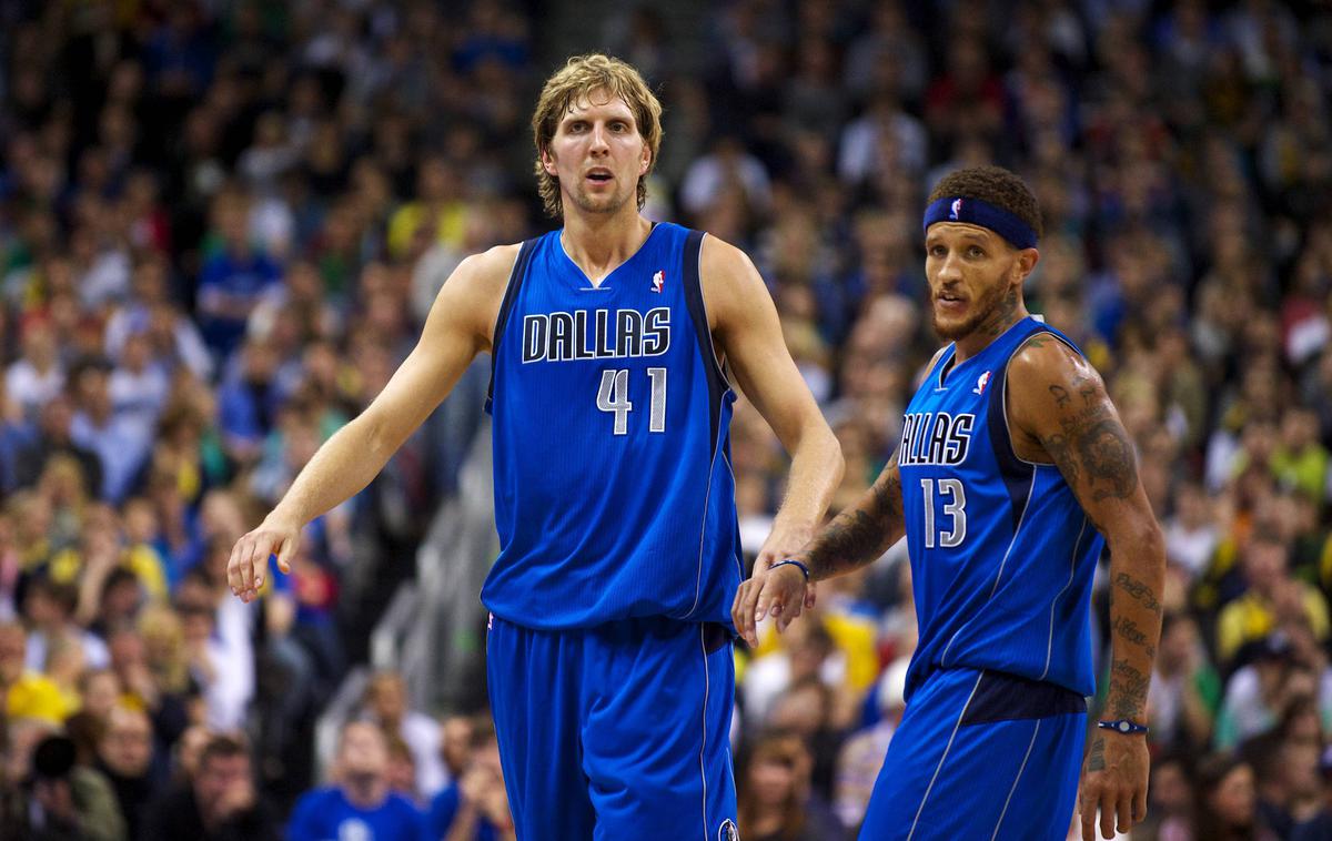 Delonte West | Delonte West (desno) je v karieri igral tudi z Dirkom Nowitzkim v dresu Dallas Mavericks. | Foto Guliverimage