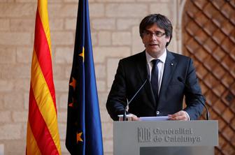 Katalonijo lahko vodim iz Belgije, pravi Puigdemont