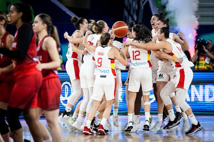 EuroBasket2023: polfinale, Španija | Španske košarkarice so prve finalistke EuroBasketa 2023. | Foto Vid Ponikvar