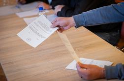 Preštetih večina glasovnic: tak je rezultat