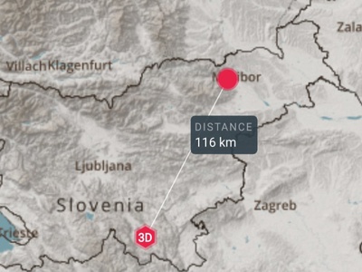 Območje Štajerske stresel potres