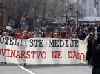 Zagreb, protest, mediji, novinarji