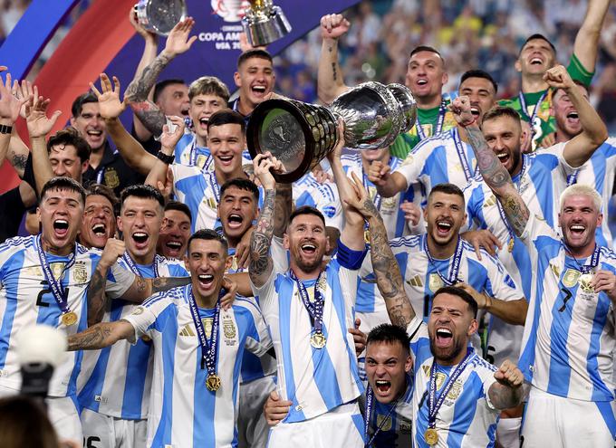 Naslov južnoameriškega prvaka je osvojila Argentina. | Foto: Reuters