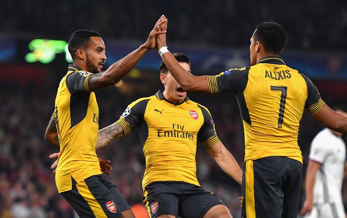 Arsenal je zadnjih štirih tekmah dosegel 13 zadetkov. | Foto: Guliverimage/Getty Images