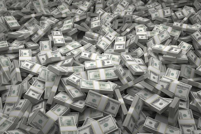 Denar, dolarji, bankovci, milijoni | Foto: Thinkstock