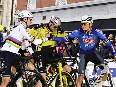 V živo: Pogačar za tretjo zmago, njegov ekipni kolega padel že na štartni črti