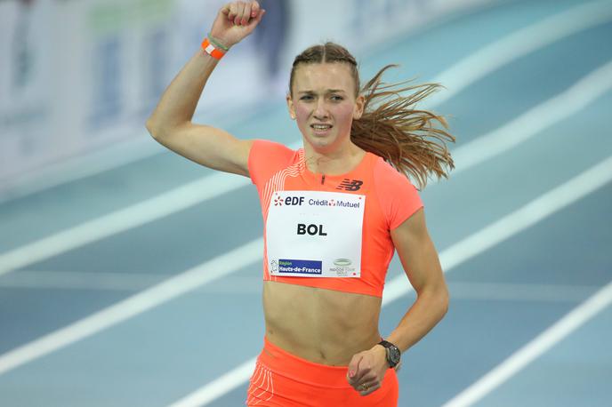 Femke Bol | Femke Bol je postavila dvoranski svetovni rekord v atletiki na 400 m. | Foto Guliverimage